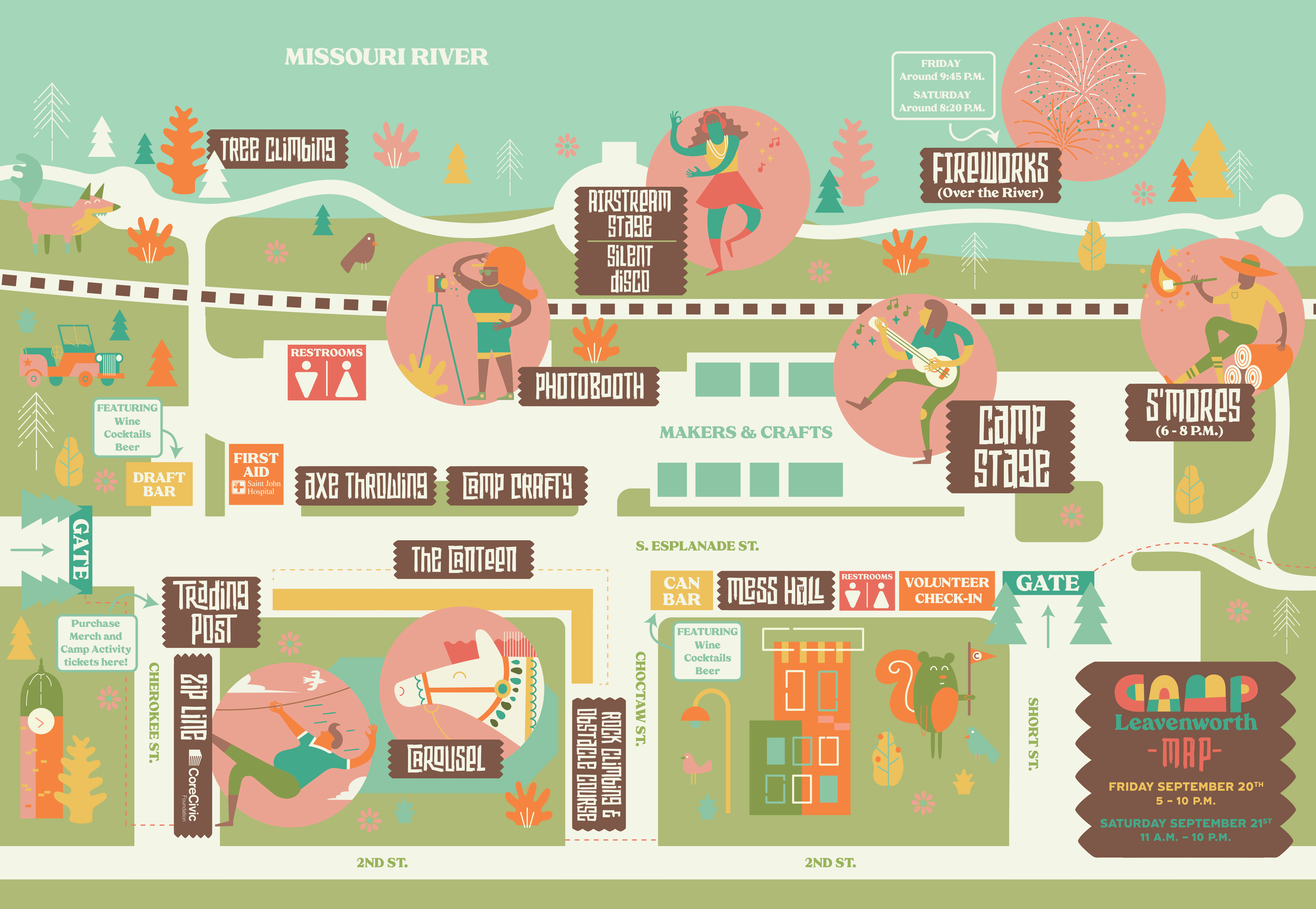 Leavenworth Tourist Map